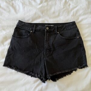 Rewash Black Jean Shorts